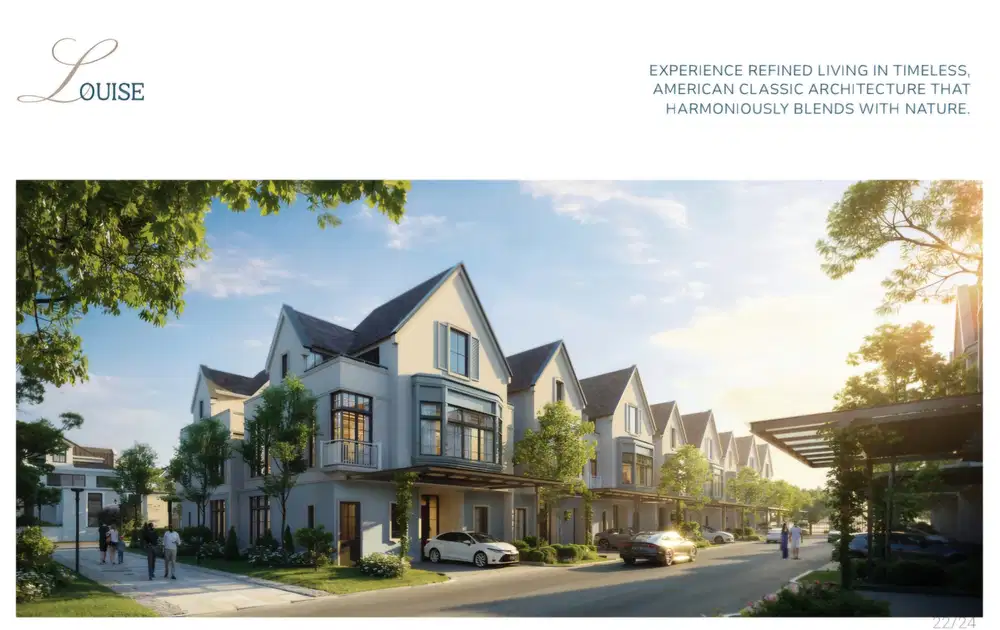 Cluster Louise By Summarecon Rumah 3 Lantai Di Gading Serpong Mewah