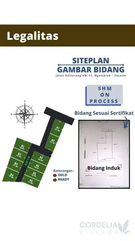Kavling Tanah Include Fasum Jalan Kaliurang 10 Menit ke UII