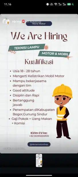 Teknisi variasi mobil