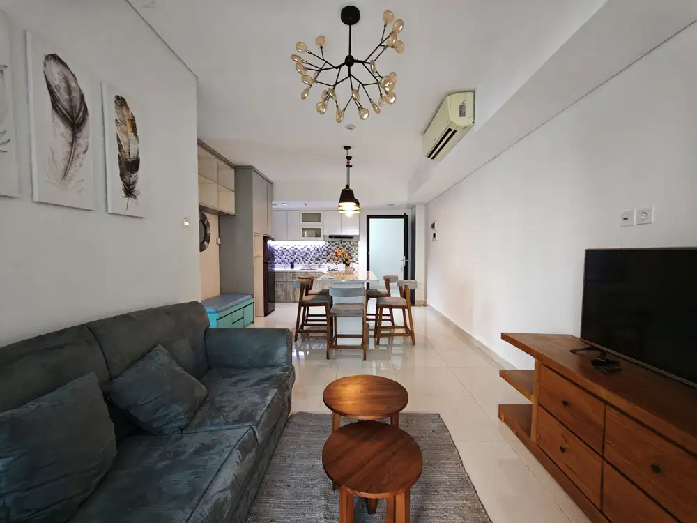 DISEWAKAN APARTEMEN ASPEN PEAK RESIDENCE TIPE 2BR SIAP HUNI