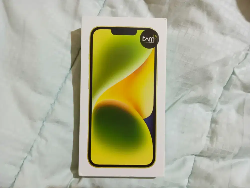 IPHONE 14 GARANSI TAM IBOX 128GB BARU SEGEL YELLOW KUNING