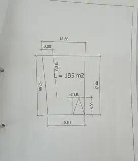 Dijual Kavling Posisi Hook 195m2 di Cluster Indira