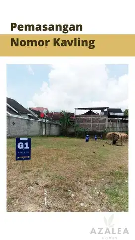 Tanah murah dekat jalan provinsi bangunjiwo all in