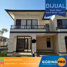 Dijual Rumah Enak Untuk Tempat Tinggal, Cluster Allura, Tipe A Corner
