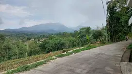 Tanah banjaran bandung pinggir jalan hadap 2 muka cocok utk Villa