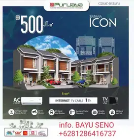 Rumah Cluster terbaru Grand batavia dp.cicil aja tangerang