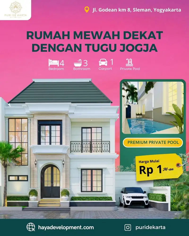 beli Rumah  Dekat Malioboro Yogyakarta promo