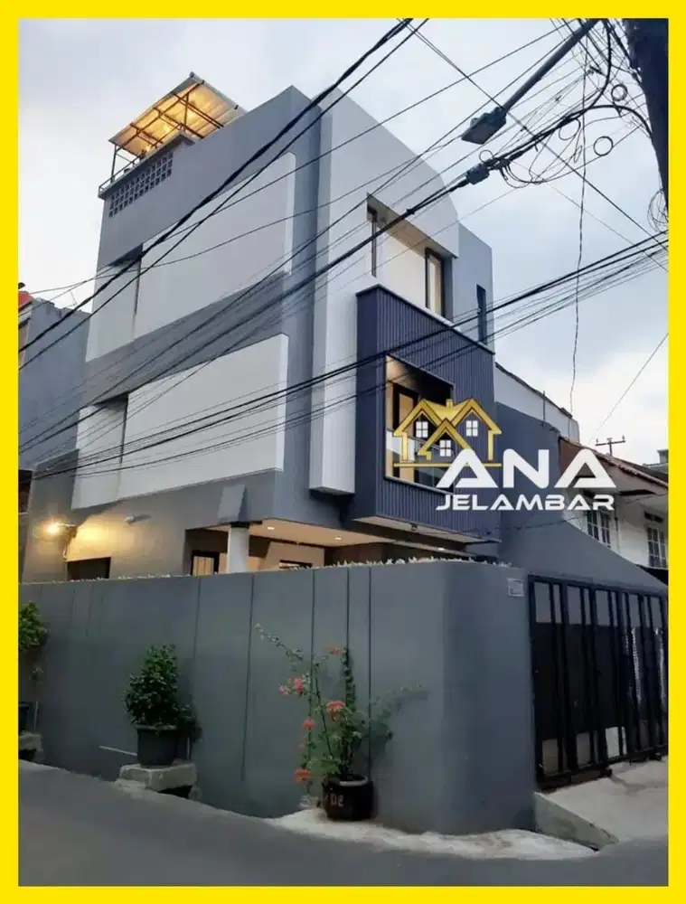 ANA RUMAH BARU HOEK LT 75M² MINIMALIS DI JELAMBAR