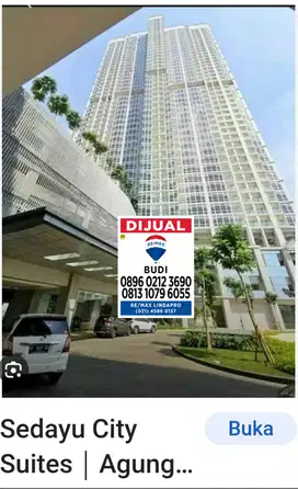 Dijual segera apartemen sedayu city suites 3 KT kelapa gading