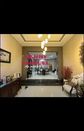 Rumah Mewah Posisi Hoek Luas 18 X 21m² Komp Taman Permata Indah Tpi