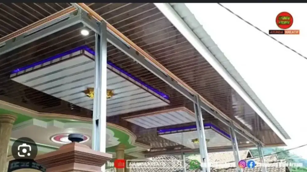 Menjual berbagai macam plapon PVC, wpc, bajaringan, dll