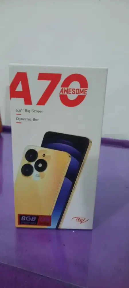 Jual itel A70 ram 8 GB/128