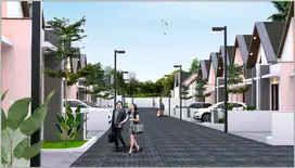 Rumah di Sleman Dekat Kampus UMY + Taman Bermain Scandinavian