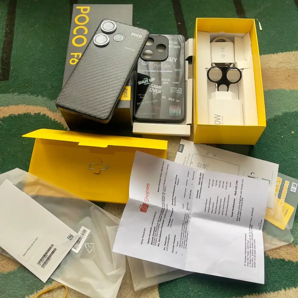 Xiaomi poco f6 ram 12 / 512 fullset original garansi