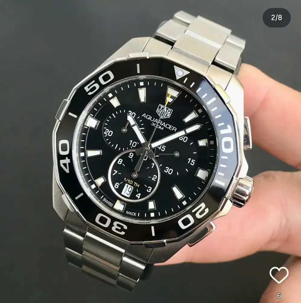 TAG Heuer Aquaracer Black Chrono Date ORIGINAL
