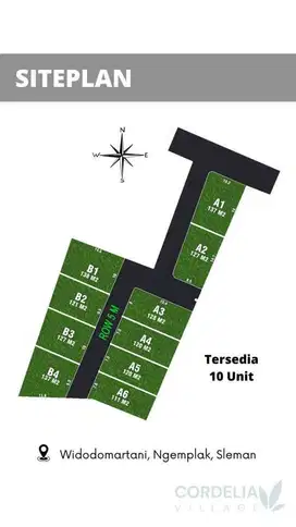 Tanah Kavling Akses Jalan Aspal Timur Pasar Jangkang Jl. Kaliurang Km