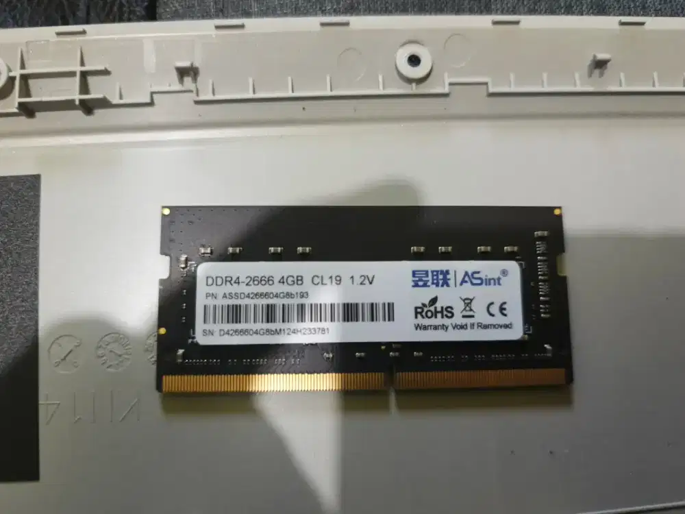 RAM Laptop Sodimm 4GB 2666Mhz