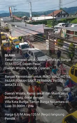 D Jual Tanah d Puncak Cipanas