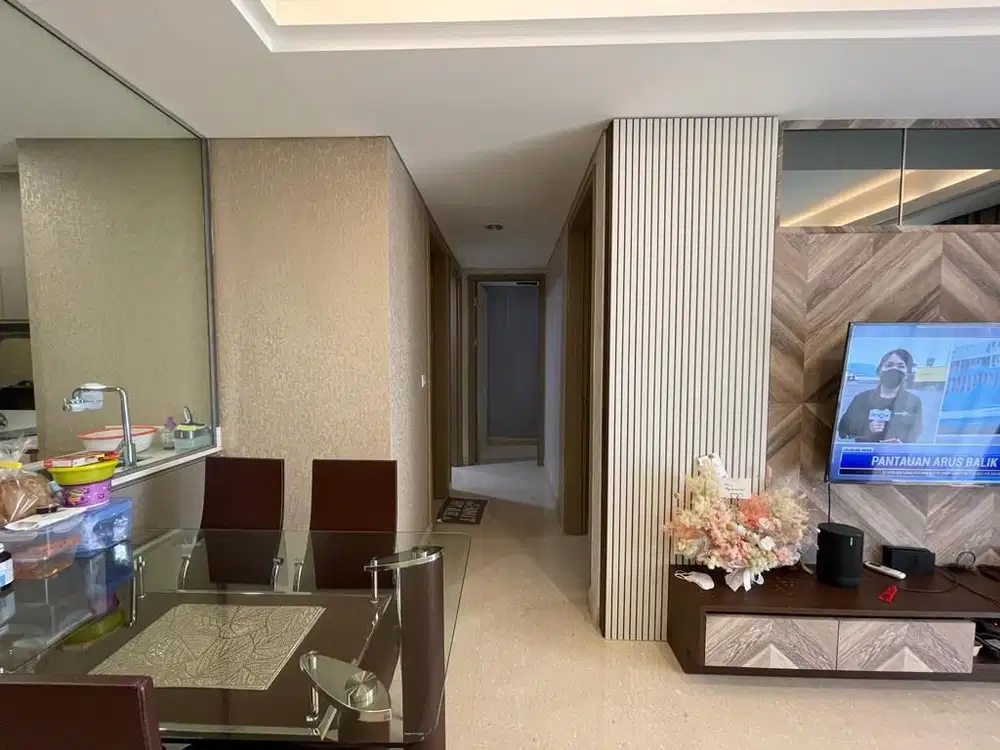 Apartemen Goldcoast Pik 113m2 Furnished sea view Hrg 4,4m bs KPA