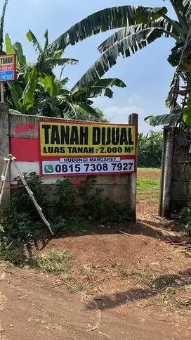 Tanah Kavling Legok Dijual