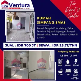 Disewakan Rumah Murah Di Daerah Sulfat, Siap Huni