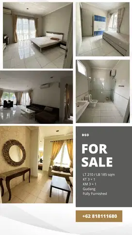 Dijual  Rumah di Cajuputi De Park Bsd, Tangsel