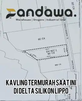Kavling industri termurah di delta silikon Lippo