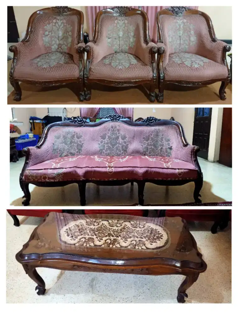 Jual sofa Jati Romawi