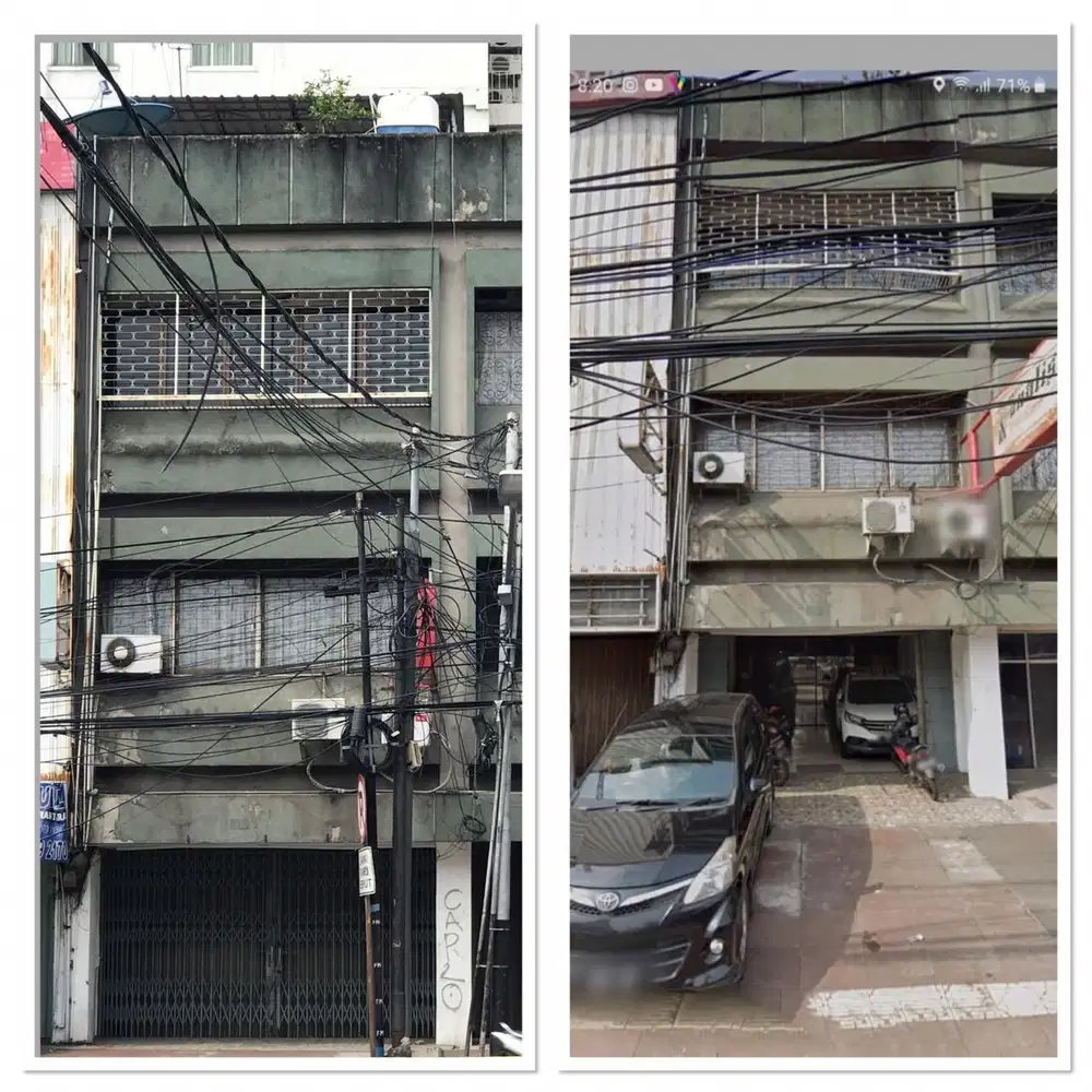 DIJUAL RUKO DI PINGGIR JALAN HASYIM ASHARI GAMBIR JAKPUS