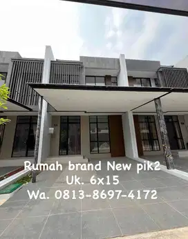 Disewakan Rumah Brand New PIK2 ukuran 6x15