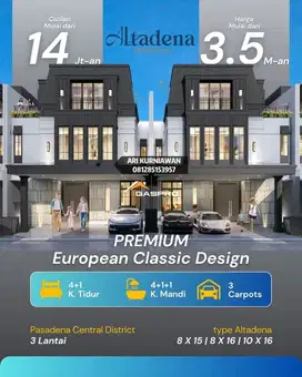 ALTADENA RESIDENCES now open unit by paramount gading serpong 3man