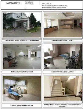 Rumah Sakit 3 Lantai Aria Sentra Medika Pribdai Beserta Isinya