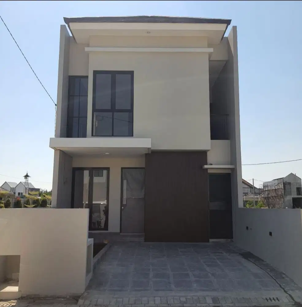 Jual rumah baru gress 2 lantai tambak Medokan ayu clover ville