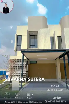 Disewakan Rumah Baru Siap Huni di Suvarna Sutera Free IPL