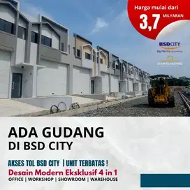 Taman tekno BSD Gudang Ready,akses mudah sekali,aman