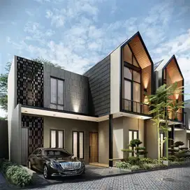 Rumah baru dan luas dekat pintu tol di Mampang Pancoran mas Depok