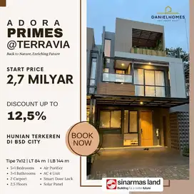 Terravia Adora at BSD Rumah 3 lantai harga promo best investment