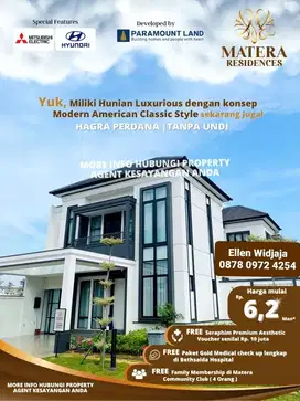 Premium Cluster at CBD BSD and Gading serpong Matera Residence