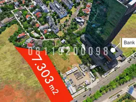 Dijual tanah kavling komersil hadap jalan depan ICE BSD Tangerang