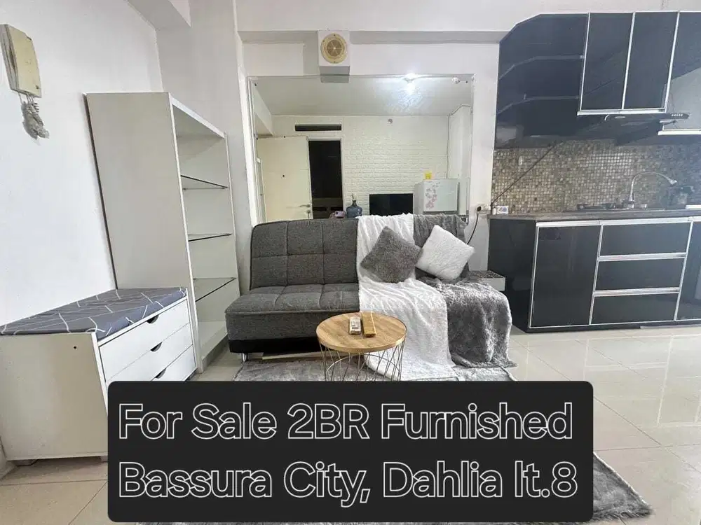 Dijual Apartemen Bassura City - 2BR Furnished - Dahlia lt.21