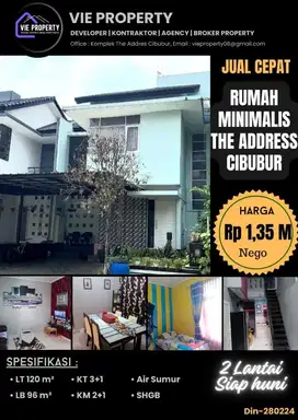 DIJUAL CEPAT RUMAH DI CIBUBUR