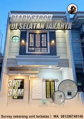 Rumah mewah siap huni lokasi strategis di selatan jakarta
