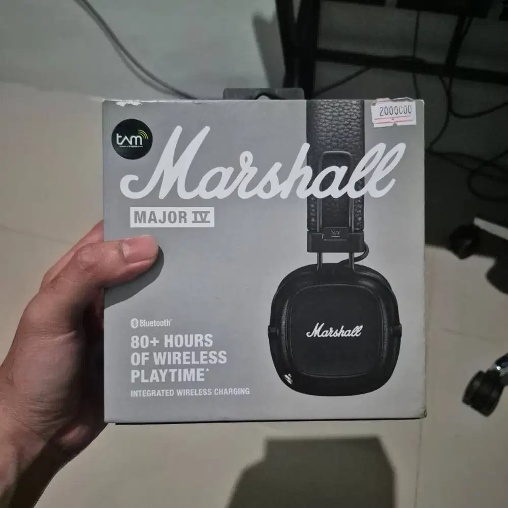Marshall Major IV Headphone Wireless Bluetooth Baru Segel – Surabaya