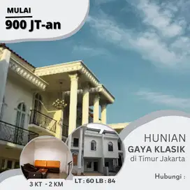 RUMAH AMERICAN CLASSIC DI JALAN RAYA HANKAM READY STOCK