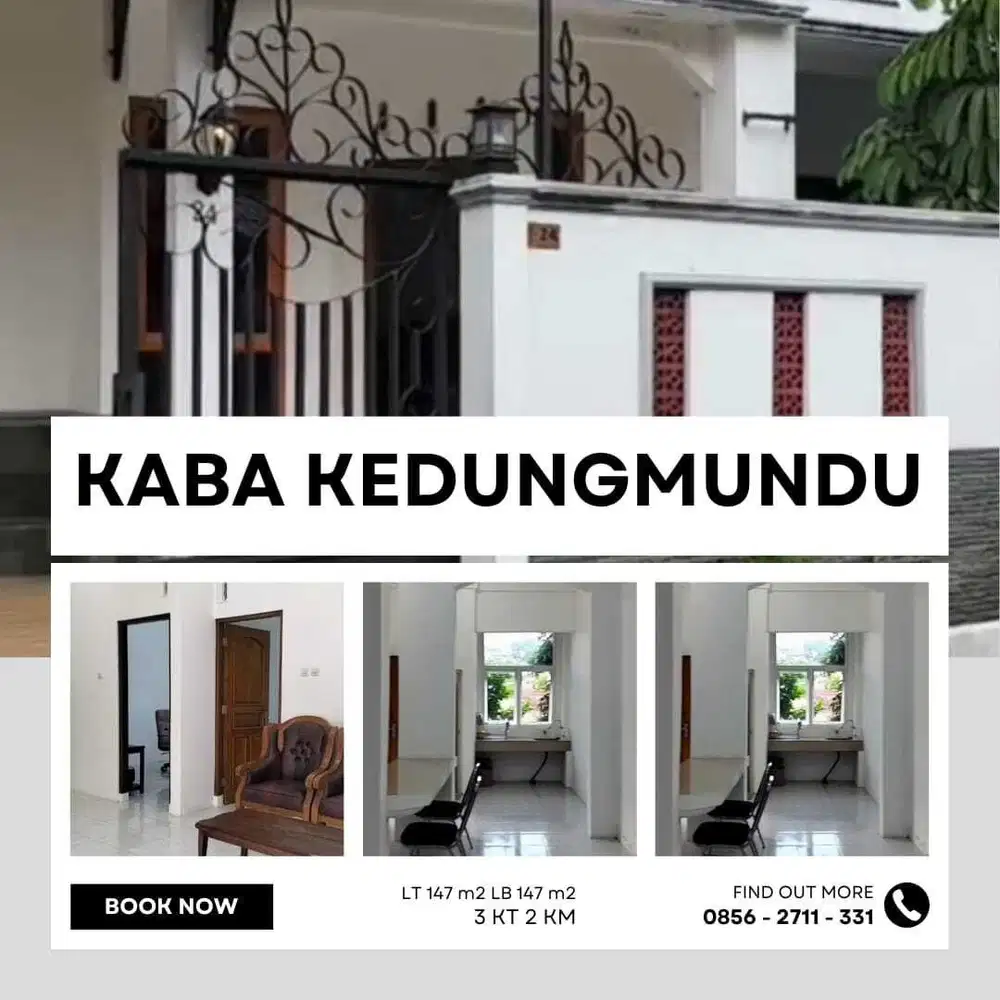 Rumah Bagus Siap Huni Dekat Java Mall Kaba Kedungmundu