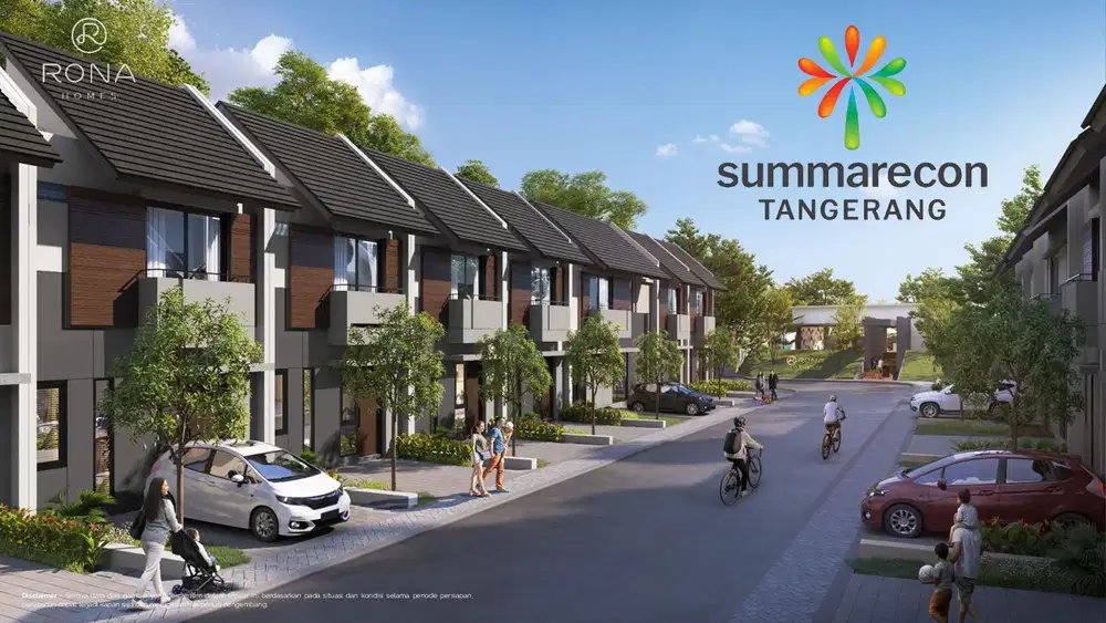 Dijual Rumah 2 Lantai di Cluster Rona Homes, Summarecon Tangerang