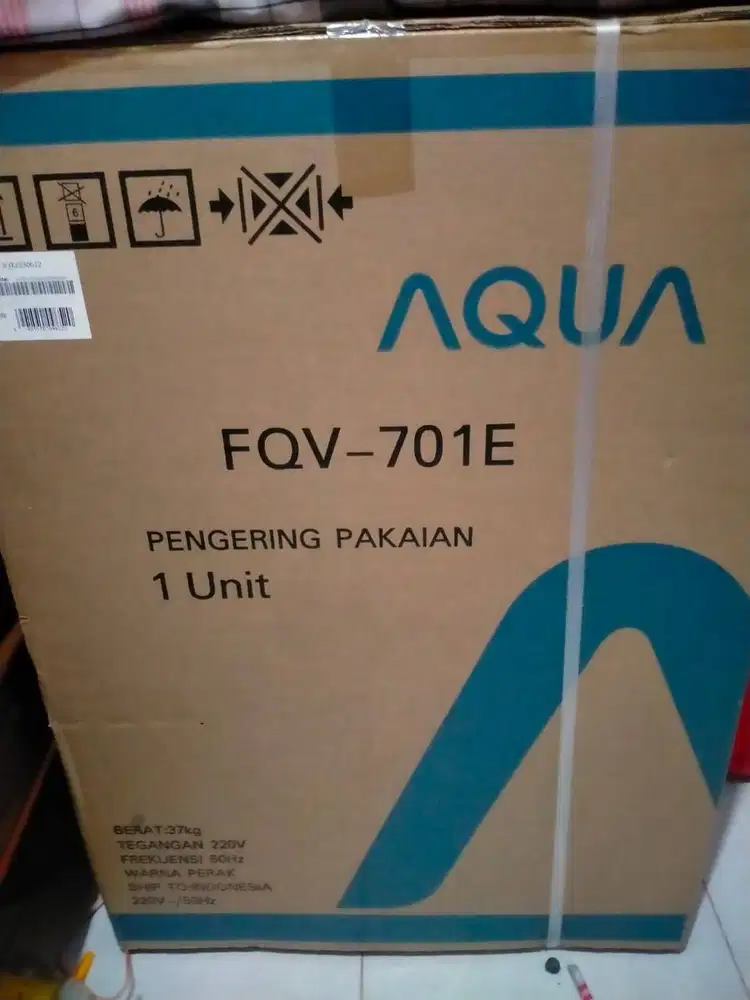 Mesinnpengering 7 kg aqya series fqv 701e..unit blm dibuka jual cepat