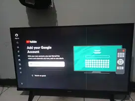 Smart tv coocaa 32 inch led youtube netflix minus garis tipis murah