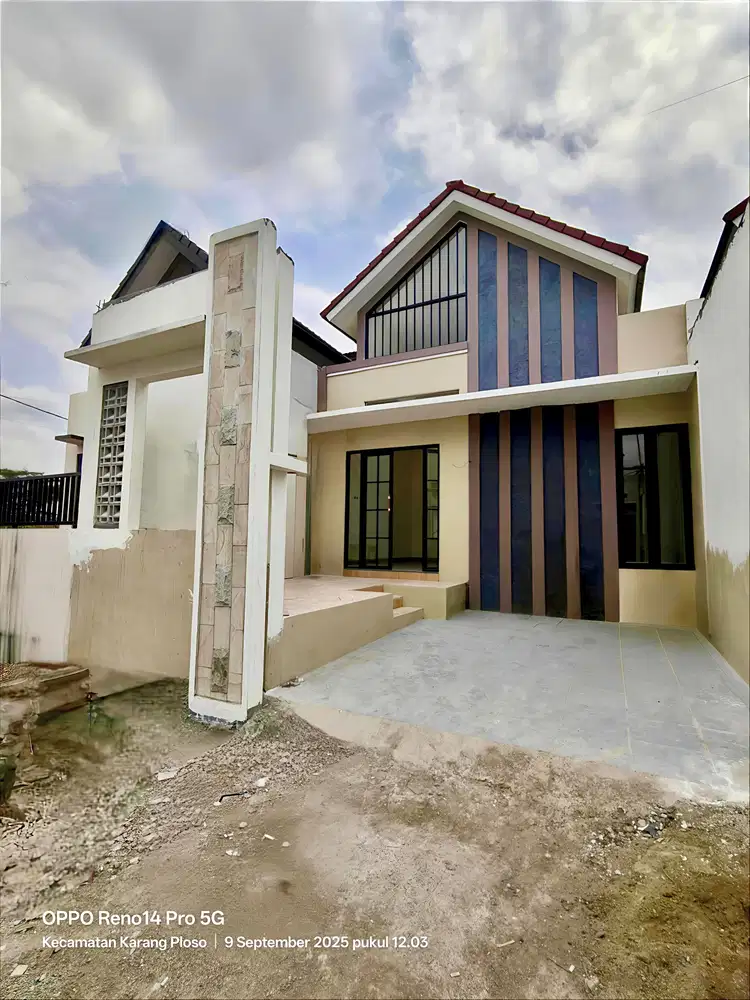 RUMAH SIAP HUNI DEKET KAMPUS UMM, DEKET KE BATU, DAU, SURABAYA