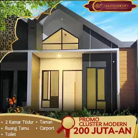 Grand Opening PROMO Cluster modern 2 kamar mulai dari 200 jutaan
